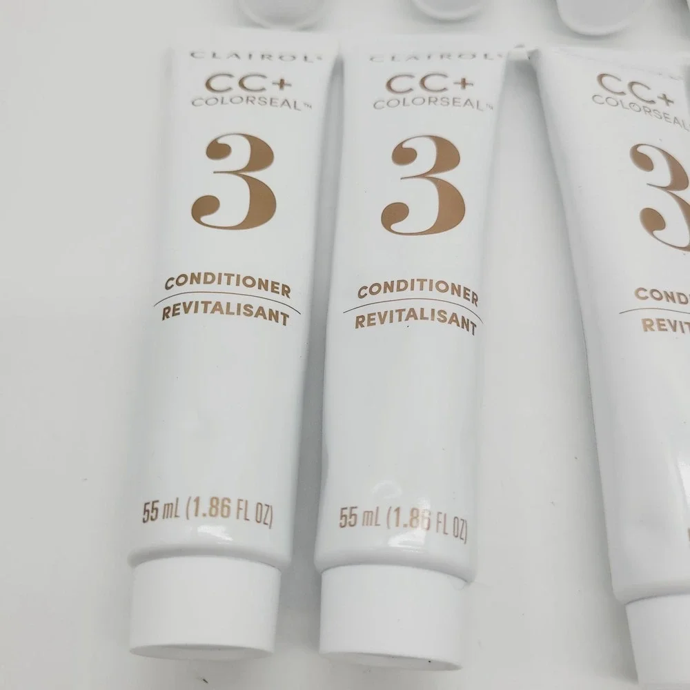 NEW Lot 18 Clairol Nice 'N Easy # 3 CC + Colorseal Conditioner 1.86 Fl Oz Tubes